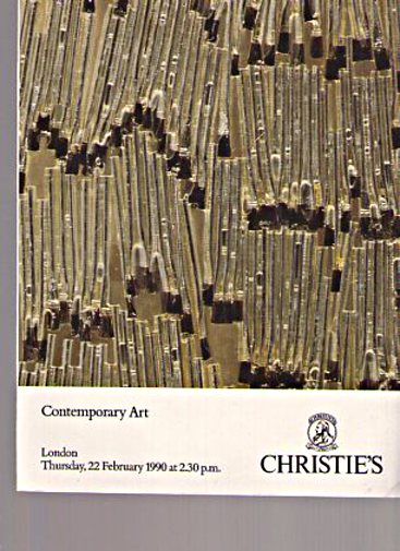 Christies February 1990 Contemporary Art