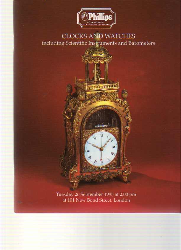 Phillips September 1995 Clocks & Watches including Scientific Instruments