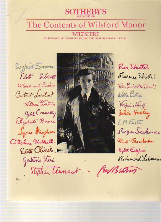 Sothebys 1987 The Contents of Wilsford Manor