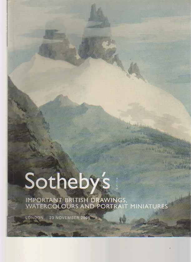 Sothebys 2006 Important British Drawings, Portrait Miniatures