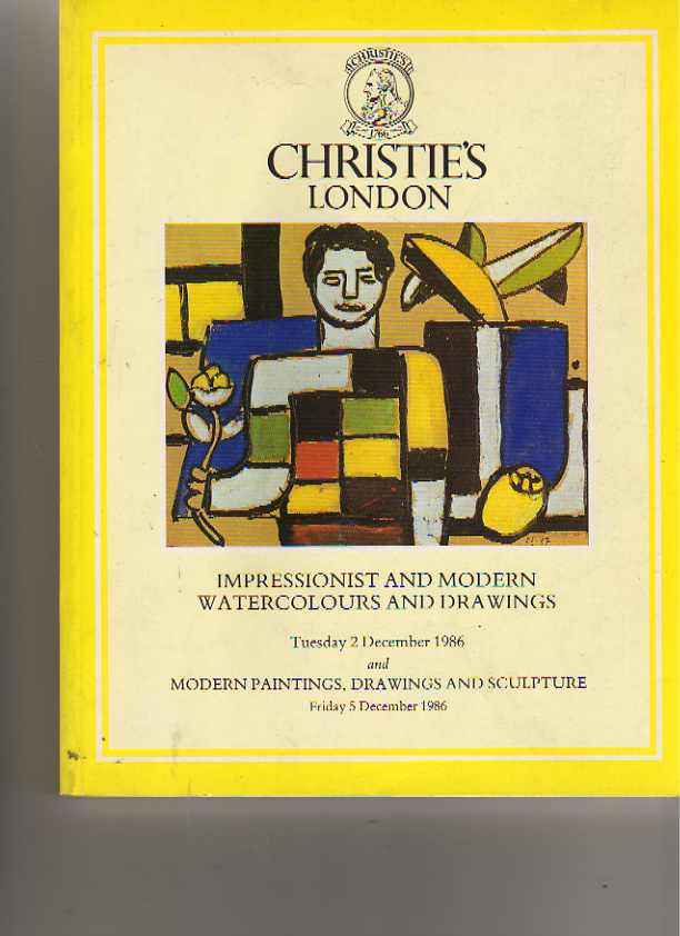 Christies 1986 Impressionist & Modern Watercolors & Drawings