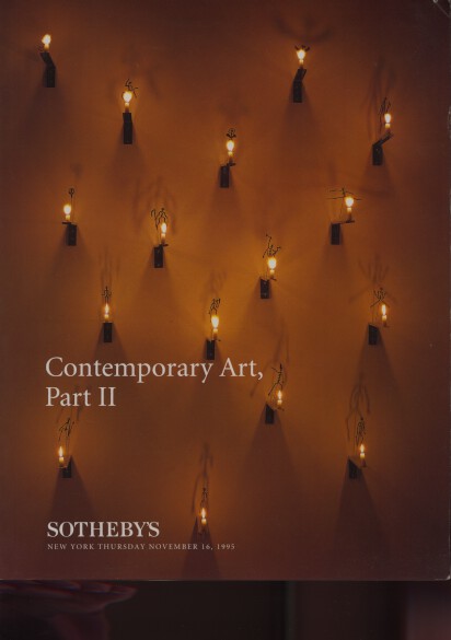 Sothebys 1995 Contemporary Art Part Two