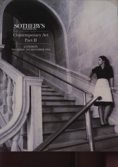 Sothebys 1994 Contemporary Art Part II (Digital Only)