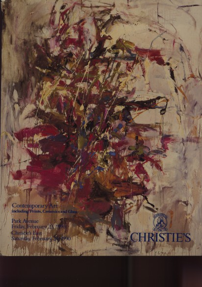 Christies 1990 Contemporary Art, Prints, Ceramics, Glass