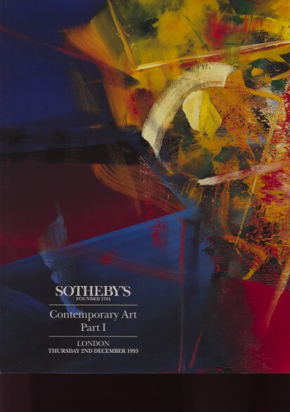 Sothebys 1993 Contemporary Art Part I (Digital Only)