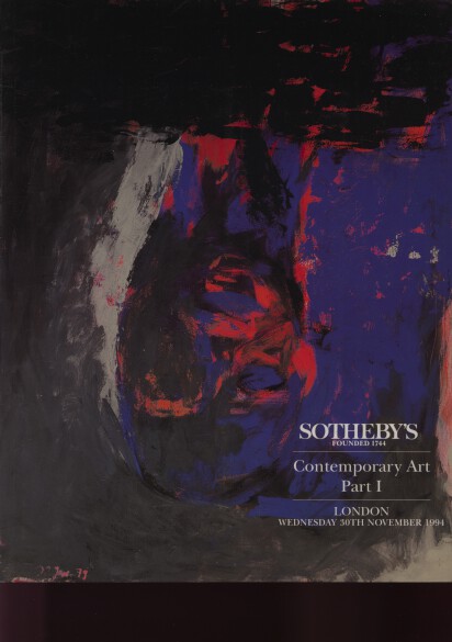 Sothebys 1994 Contemporary Art Part I (Digital only)