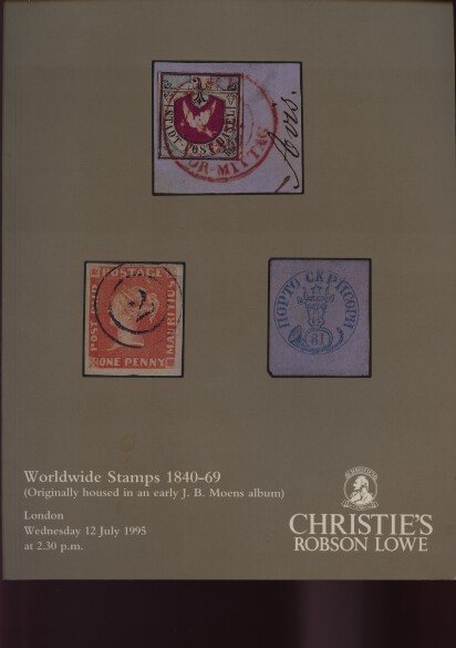 Christies 1995 Worldwide Stamps 1840-69, Moens Album (Digital only)