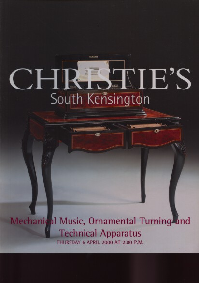 Christies 2000 Mechanical Music,Ornamental Turning Apparatus (Digital only)