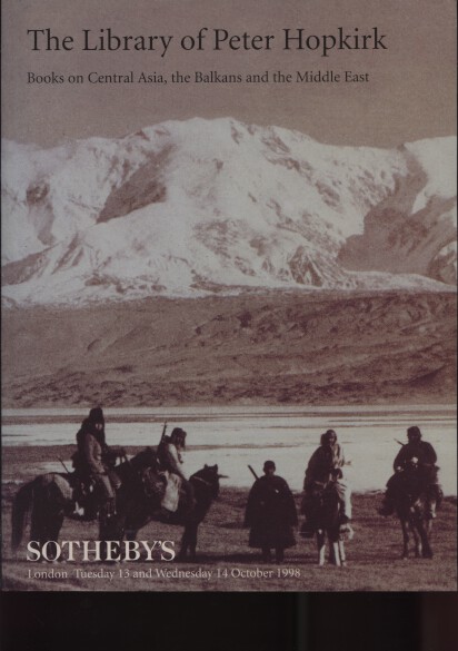 Sothebys 1998 Library of P Hopkirk, Central Asia, Balkans etc