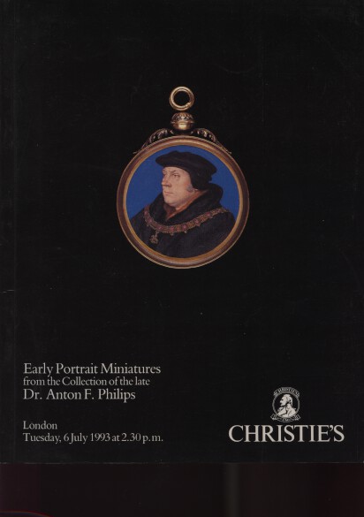 Christies 1993 Philips Collection of Early Portrait Miniatures