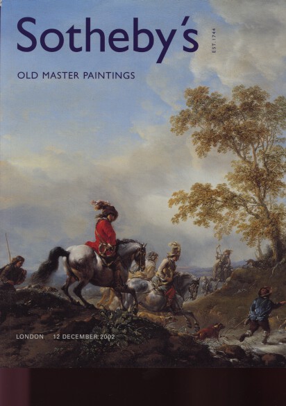 Sothebys December 2002 Old Master Paintings