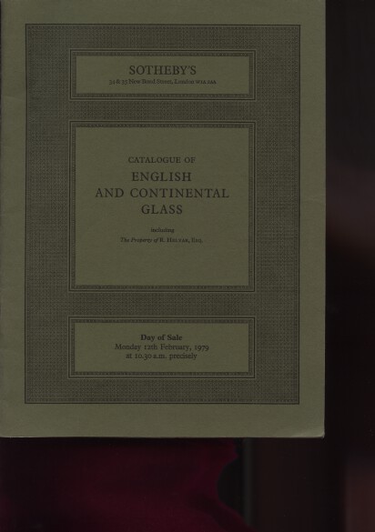 Sothebys 1979 English & Continental Glass (Digital only)