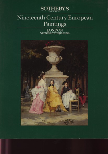 Sothebys June 1989 19th Century European Paintings