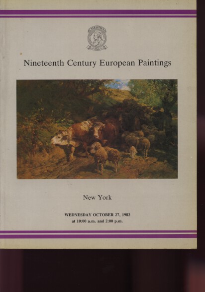 Christies 1982 19th Century European Paintings