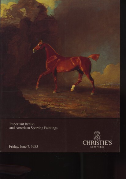 Christies 1985 Important British, American Sporting Paintings