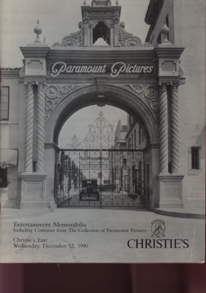 Christies 1990 Entertainment Memorabilia & Costumes (Digital only)