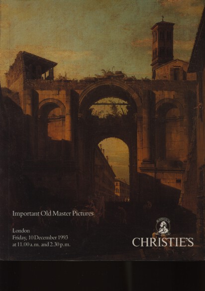 Christies 1993 Important Old Masters Pictures