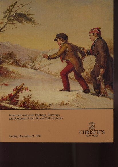 Christies 1983 Important American Paintings of the 19th & 20th C