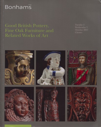 Bonhams 2007 Good British Pottery, Fine Oak Furniture