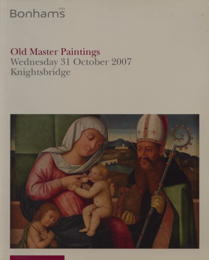 Bonhams 2007 Old Master Paintings