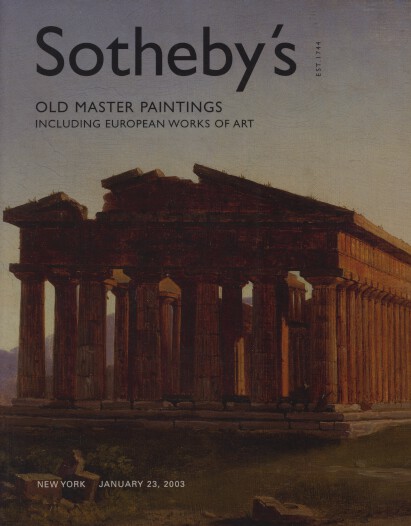 Sothebys 2003 Old Master Paintings & European Works of Art Volume II