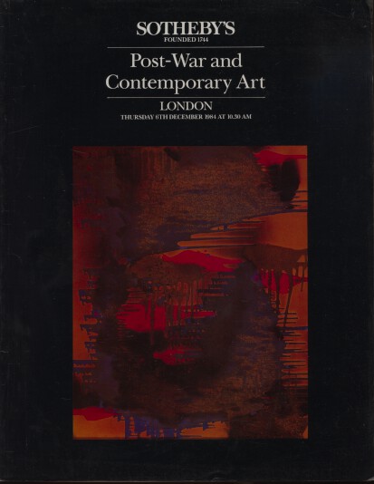 Sothebys 1984 Post-War and Contemporary Art