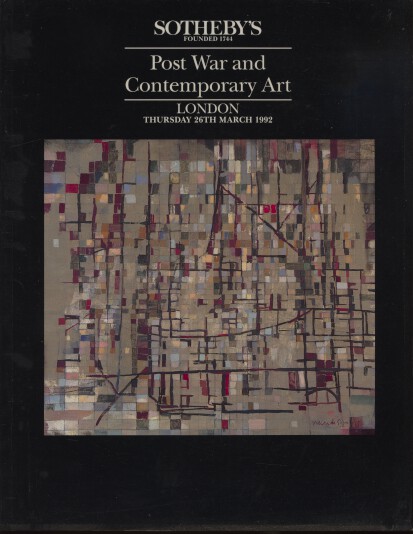 Sothebys March 1992 Post War and Contemporary Art