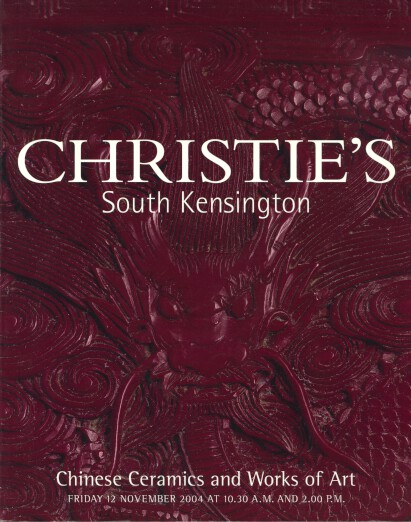 Christies 2004 Chinese Ceramics & Works of Art