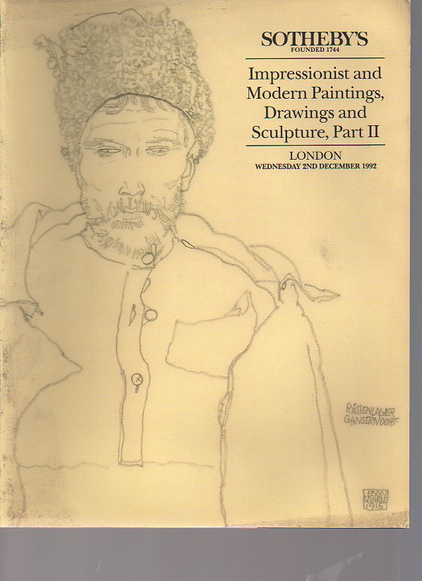 Sothebys 1992 Impressionist & Modern Paintings Part II