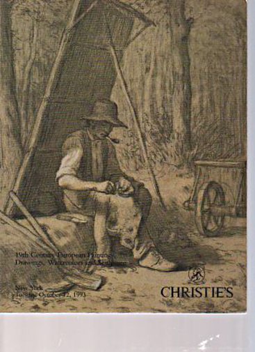 Christies 1993 19th Century European Paintings, Drawings