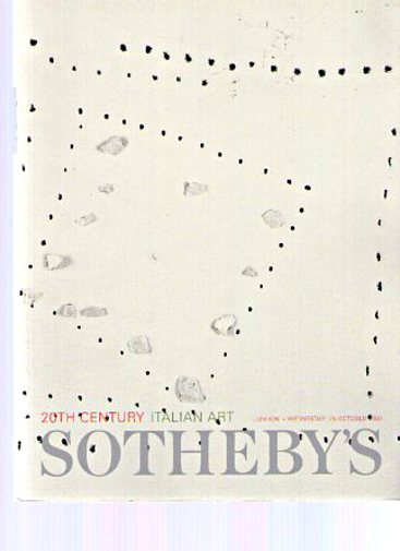 Sothebys 2000 20th Century Italian Art