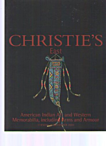 Christies 2000 US Indian Art, Western Memorabilia, Arms (Digital only)