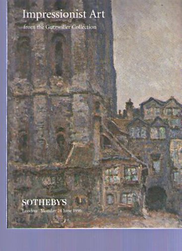 Sothebys 1996 Gutzwiller Collection Impressionist Art