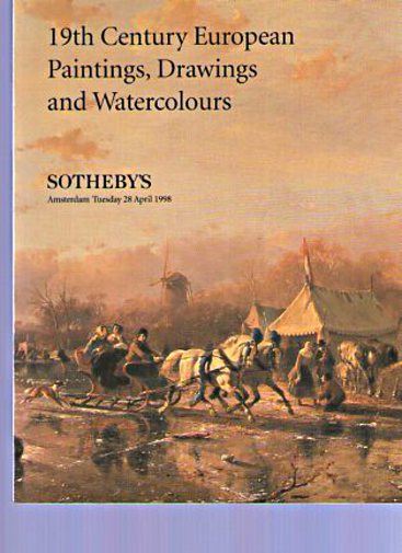 Sothebys 1998 19th Century European Paintings, Watercolours