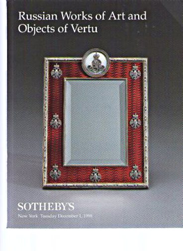 Sothebys 1998 Russian Works of Art & Objects of Vertu