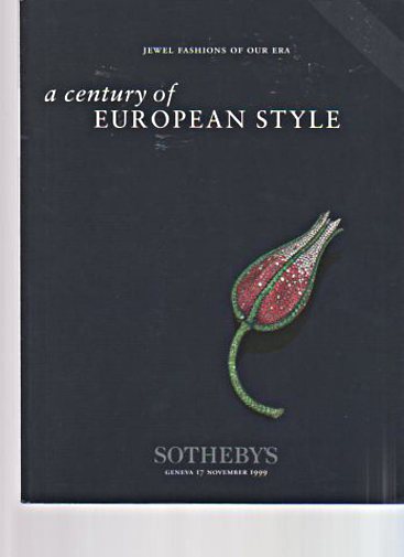 Sothebys 1999 Jewels - A Century of European Style