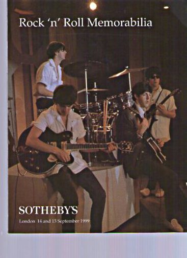 Sothebys 1999 Rock 'n' Roll Memorabilia (Digital Only)