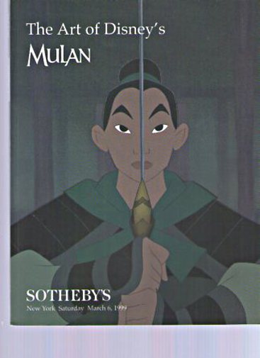 Sothebys 1999 Animation Art & Mulan