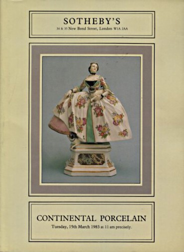 Sothebys 1983 Continental Porcelain