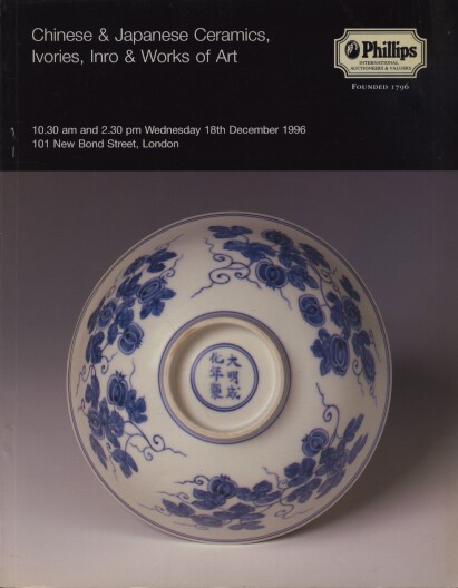 Phillips 1996 Chinese & Japanese Ceramics, Ivories, Inro