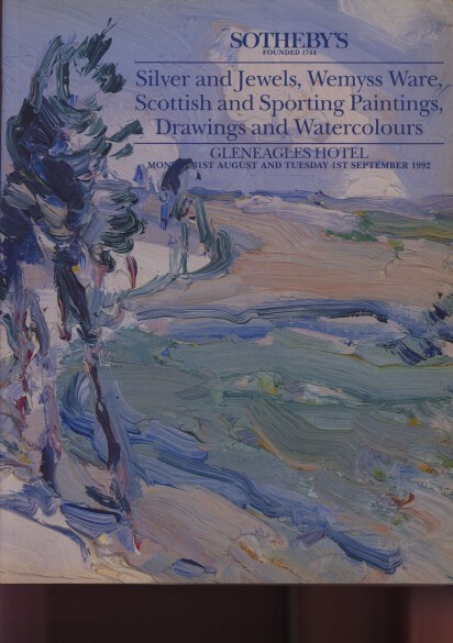 Sothebys 1992 Wemyss Ware, Scottish & Sporting Paintings