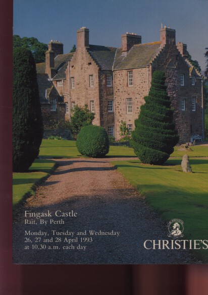 Christies 1993 Fingask Castle Rait, By Perth