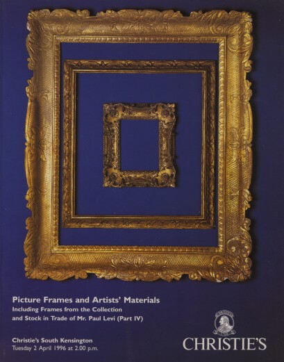 Christies 1996 Fine Picture Frames & Levi Collection Part 4