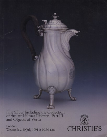 Christies 1991 Fine Silver including Reksten Collection Part III