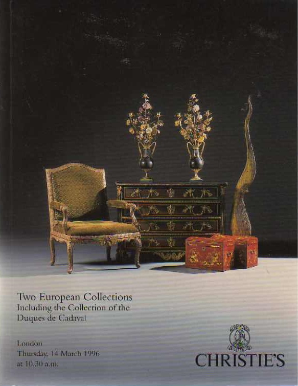 Christies 1996 Duques de Cadaval Collection, French Furniture (Digital only)