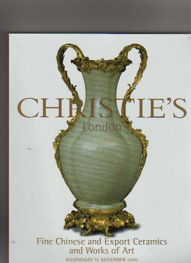 Christies 2000 Fine Chinese & Export Ceramics and Works of Art