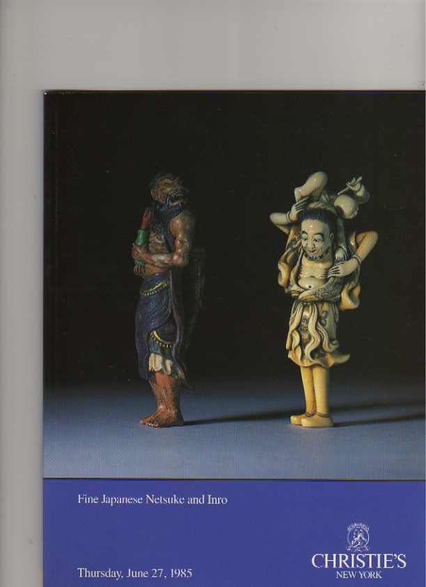 Christies June 1985 Fine Japanese Netsuke & Inro