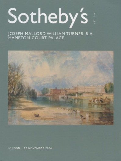 Sothebys 2004 Joseph Turner Hampton Court Palace