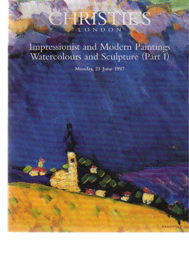 Christies 1997 Impressionist & Modern Paintings, Watercolours