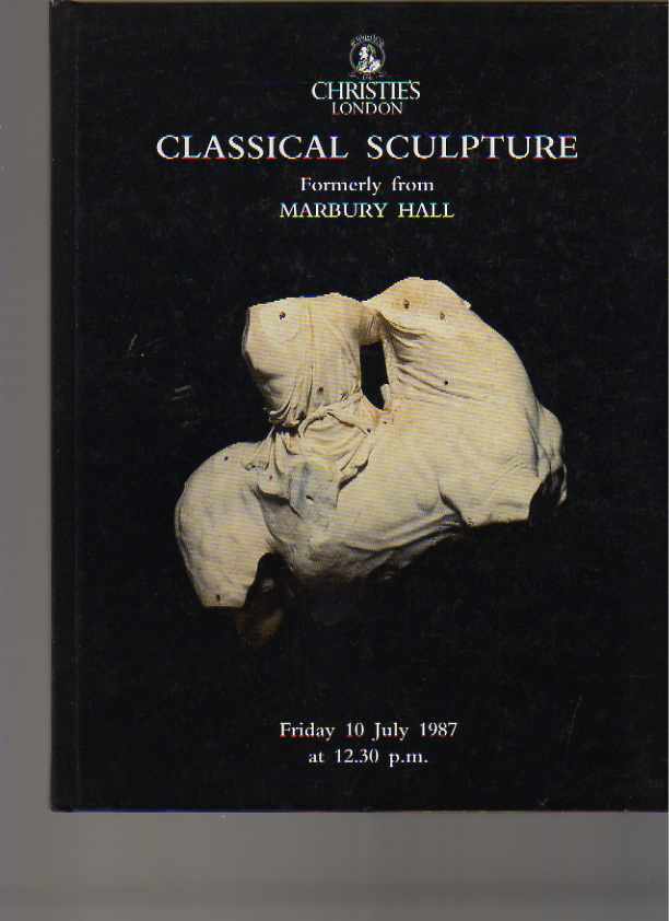 Christies 1987 Classical Sculpture from Marbury Hall